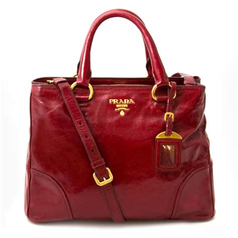 prada red leather handbags|authentic prada leather handbags.